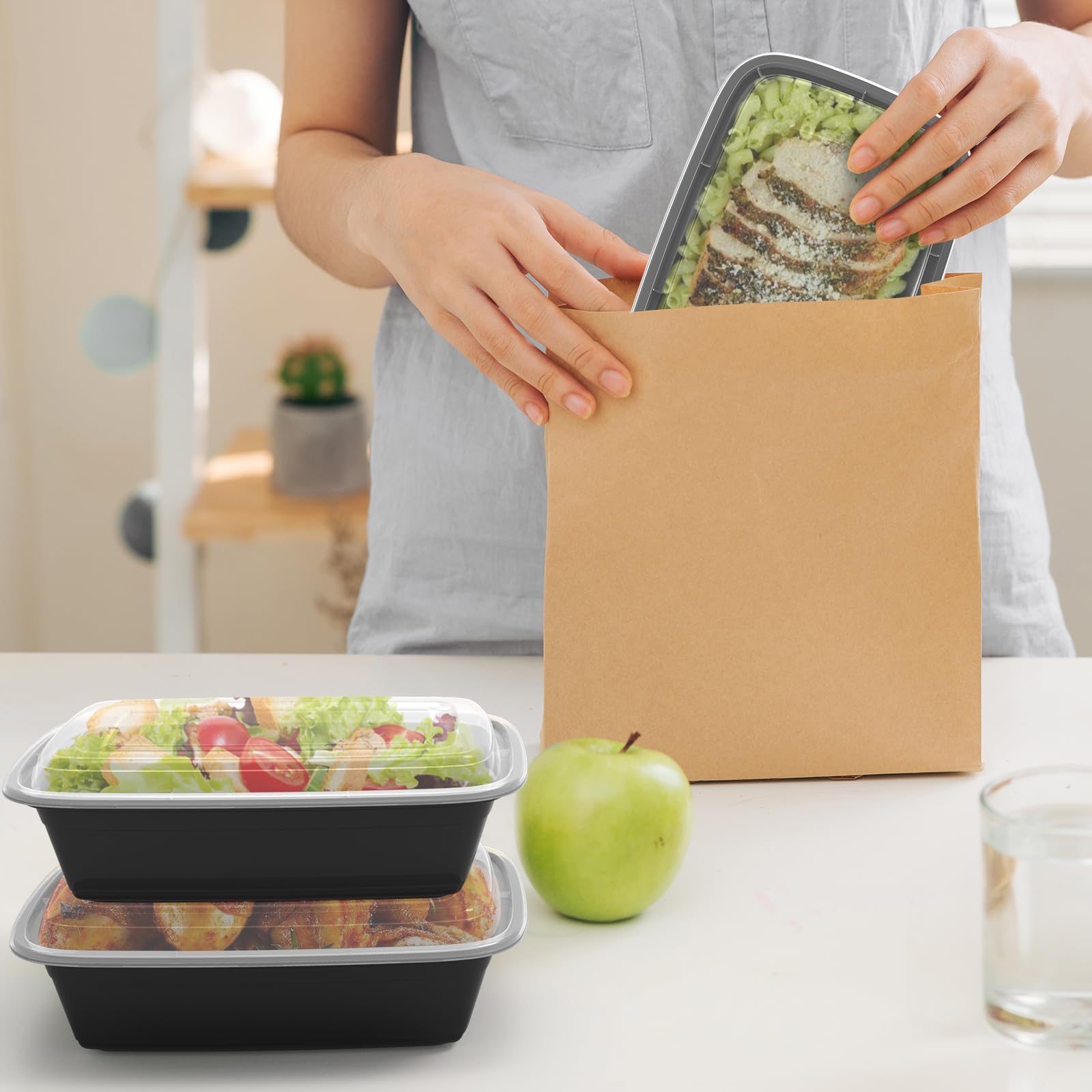 RANLITTLE freezer-safe and top-rack dishwasher-safe for easy cleaning