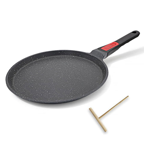 RANX INGST crepe pan with detachable handle for safe storage and use