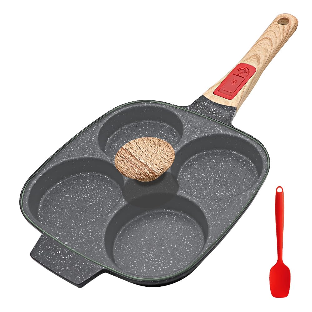 RANX INGST fried egg pan with lid and detachable handle for easy storage.