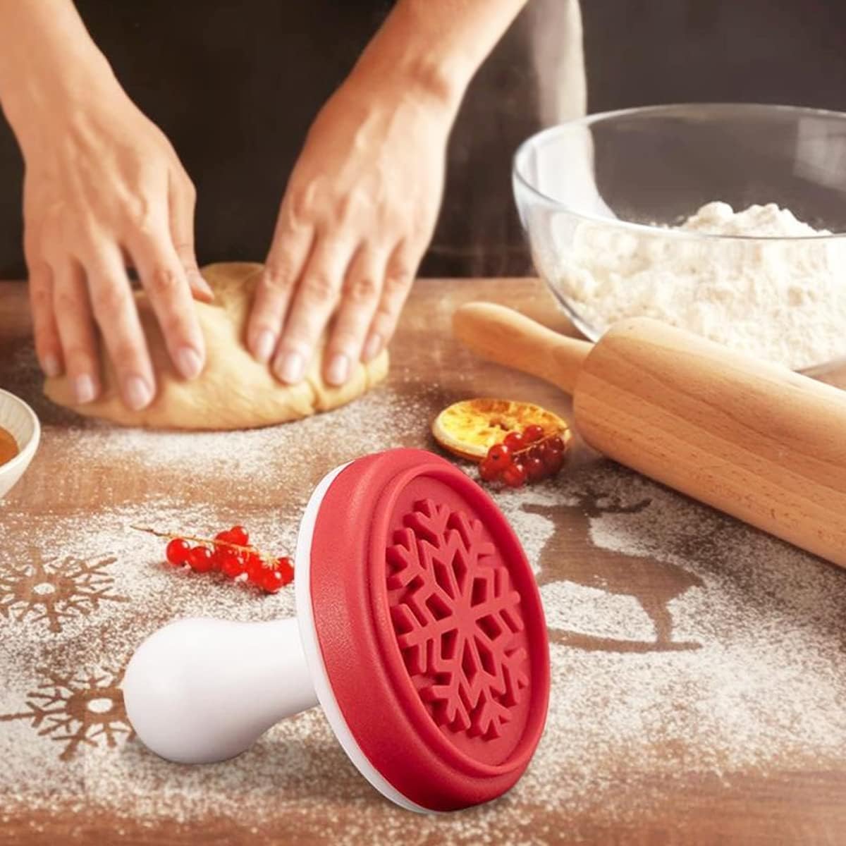 Rarest cookie stamps imprint crisp dough designs for clear shapes.