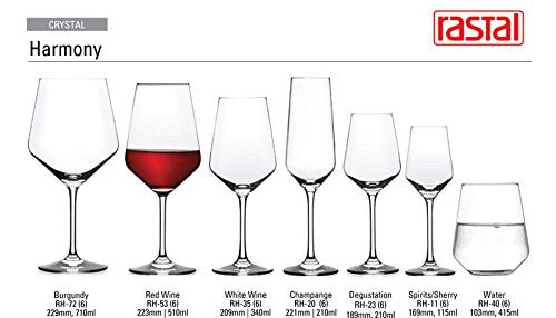 Rastal Harmony dishwasher-safe crystal ensures easy care and long-lasting clarity.