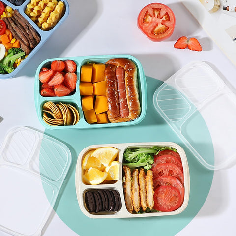 RASUSS transparent lid offers a clear view of food to speed packing.