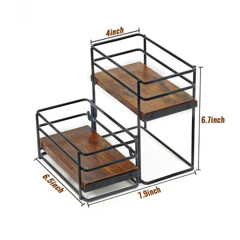 RAUMRIGGE detachable syrup organizer lets you place racks where you need them.