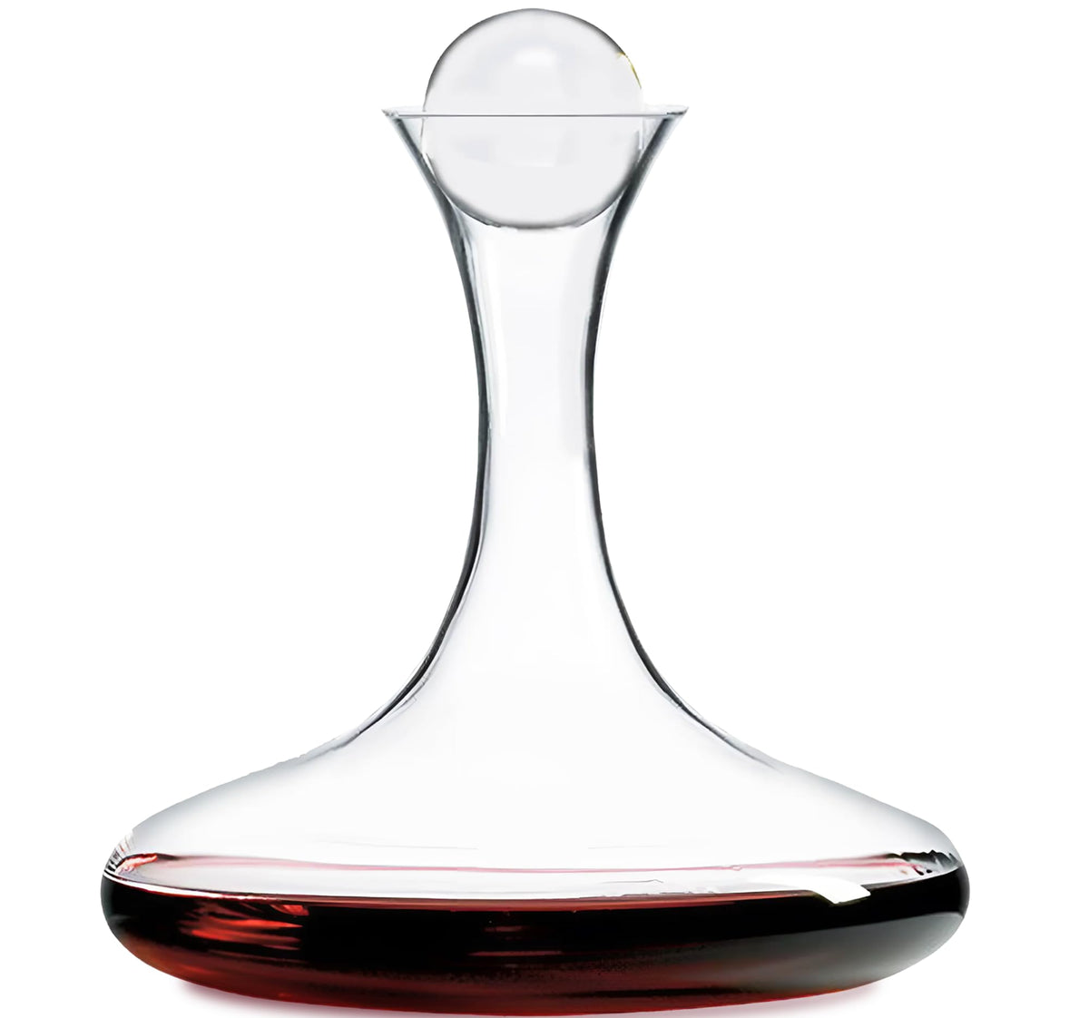 Ravenscroft large wine decanter with wide base for enhanced aeration and aroma