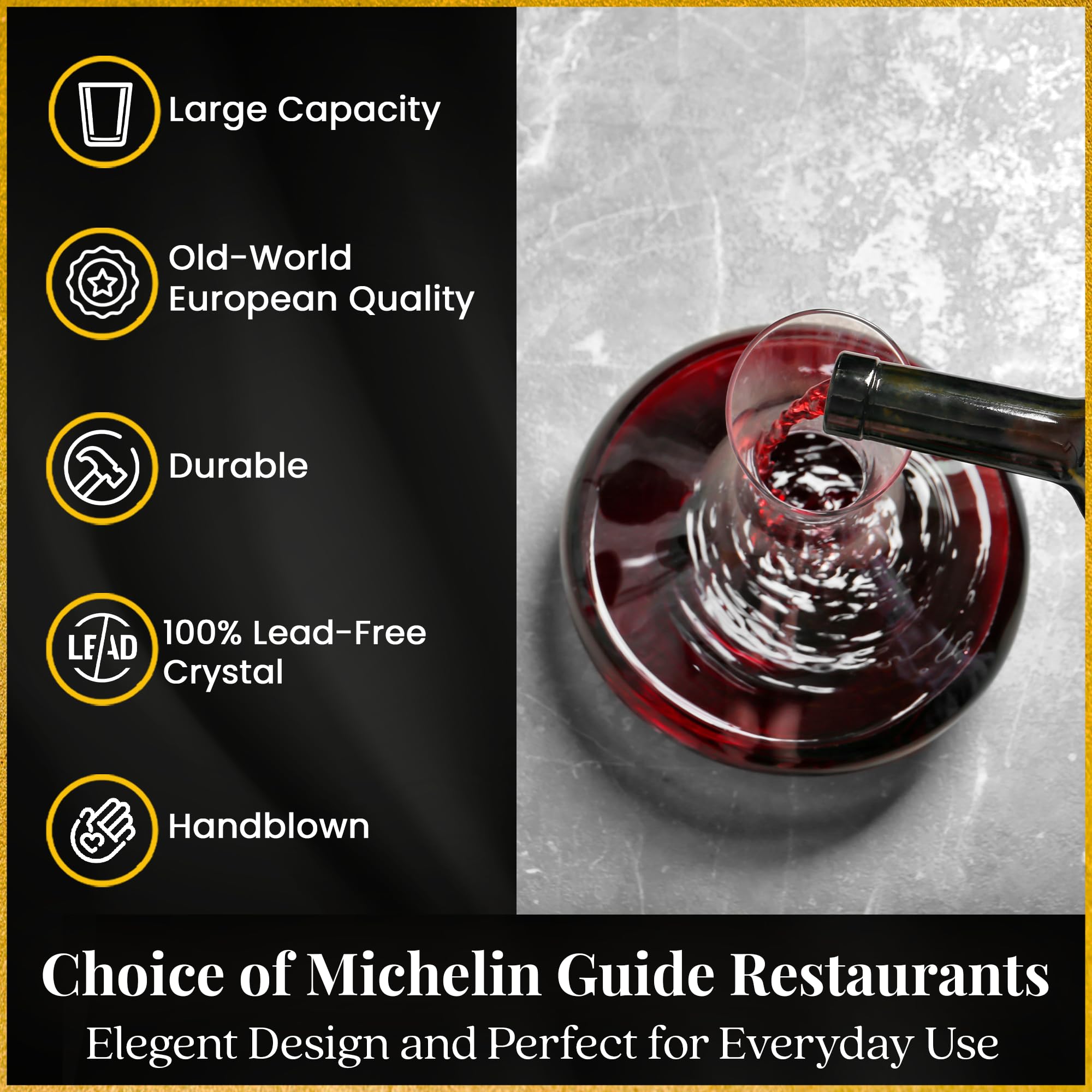 Ravenscroft lead-free crystal brilliance for pure taste and clarity