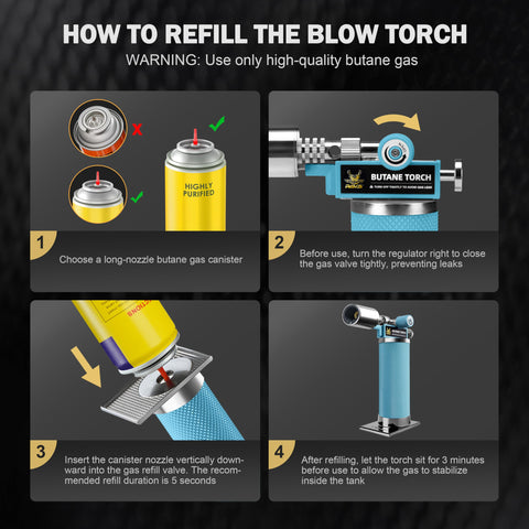 RAVS torch ideal for creme brulee caramelization.