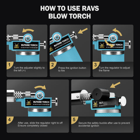 RAVS gift-ready torch for cooks and crafters.