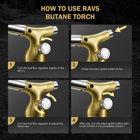 RAVS copper torch gift packaging presents a thoughtful gift for cooks and hobbyists
