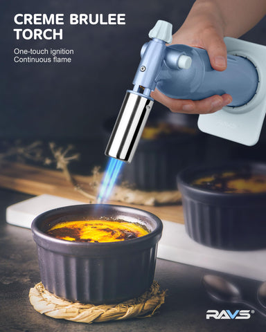 RAVS torch features piezo ignition for one-handed start