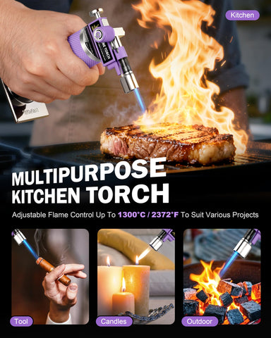 RAVS wide copper base keeps the torch stable.