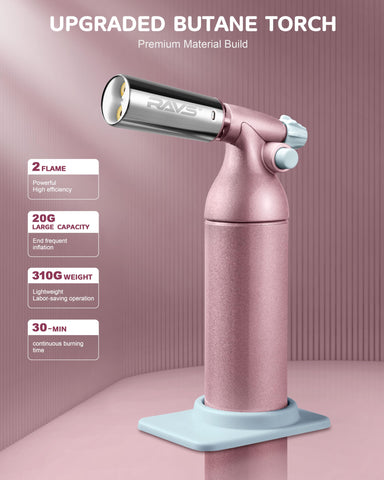 RAVS windproof nozzle maintains flame direction in outdoor conditions