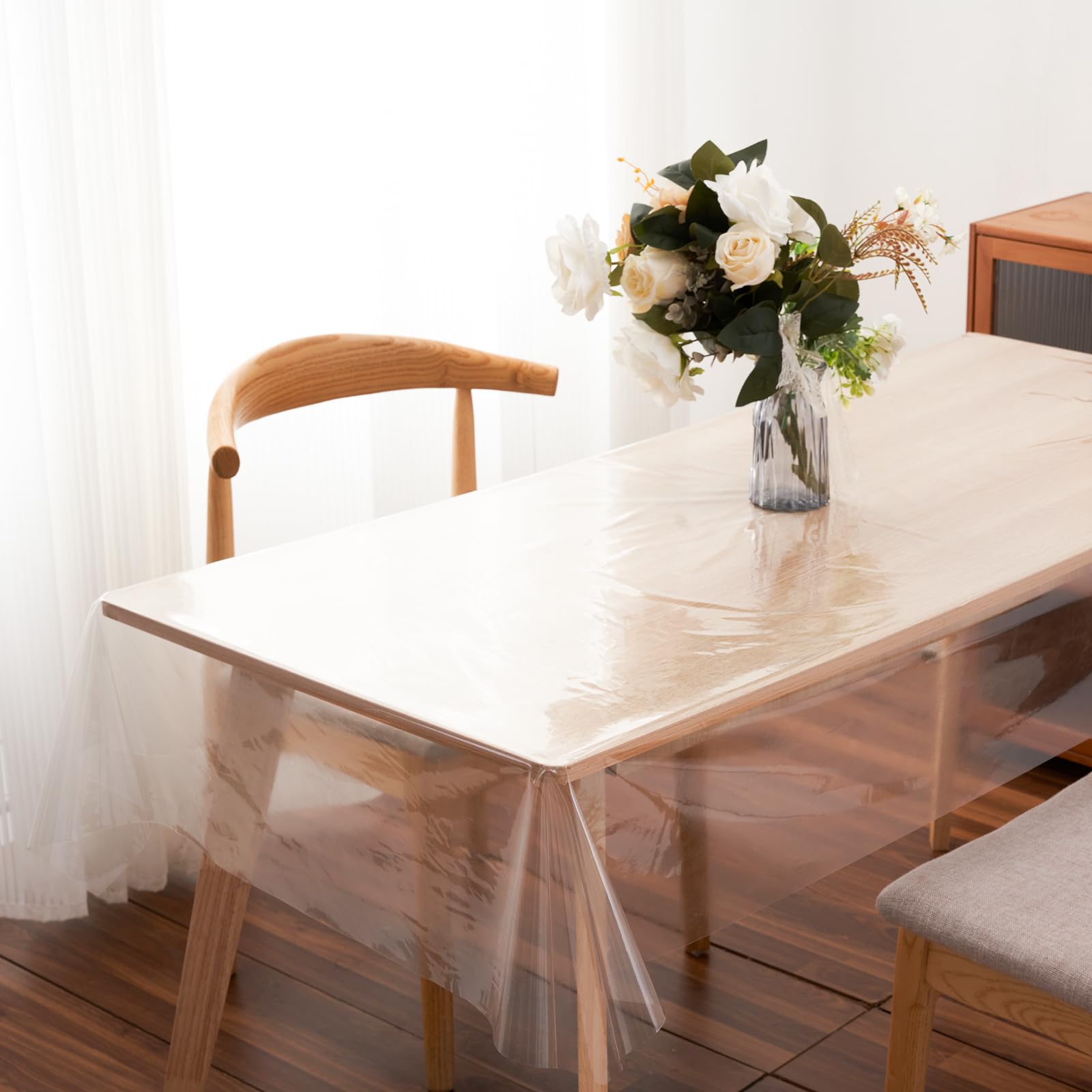 Rawgoodz oilproof tablecloth protecting against stains during cooking