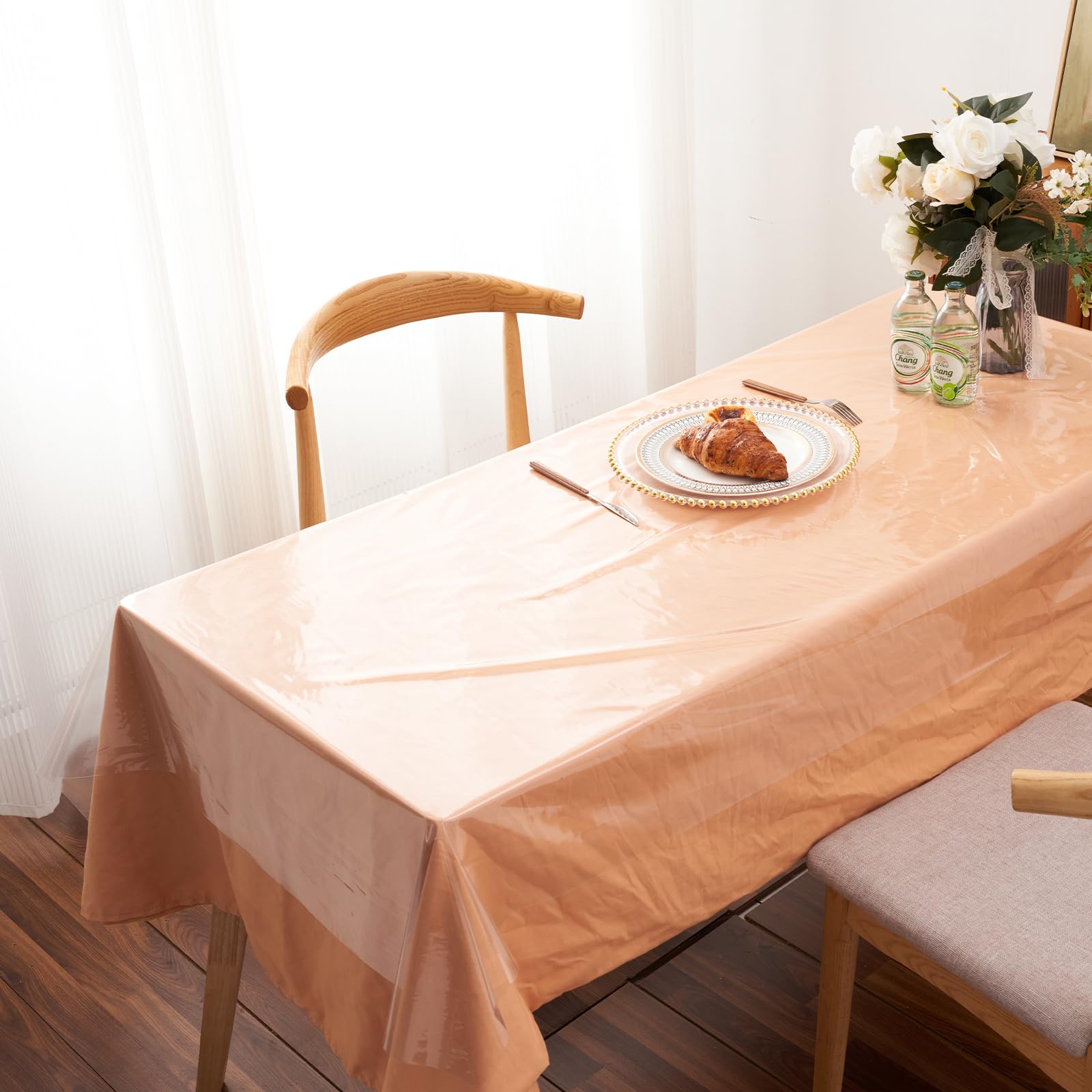 Rawgoodz versatile clear protector fits dining indoors and outdoors