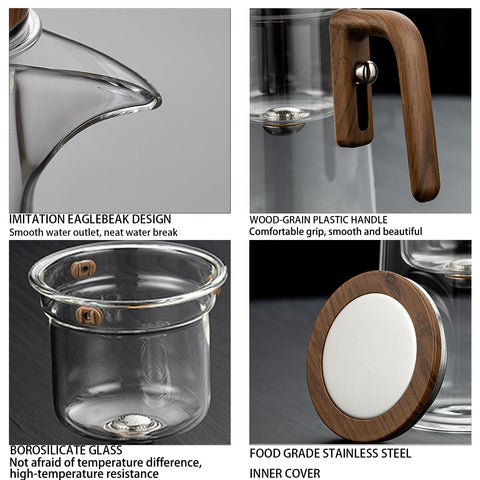 Rayfox one-touch filtration system enables quick, clean brew separation.