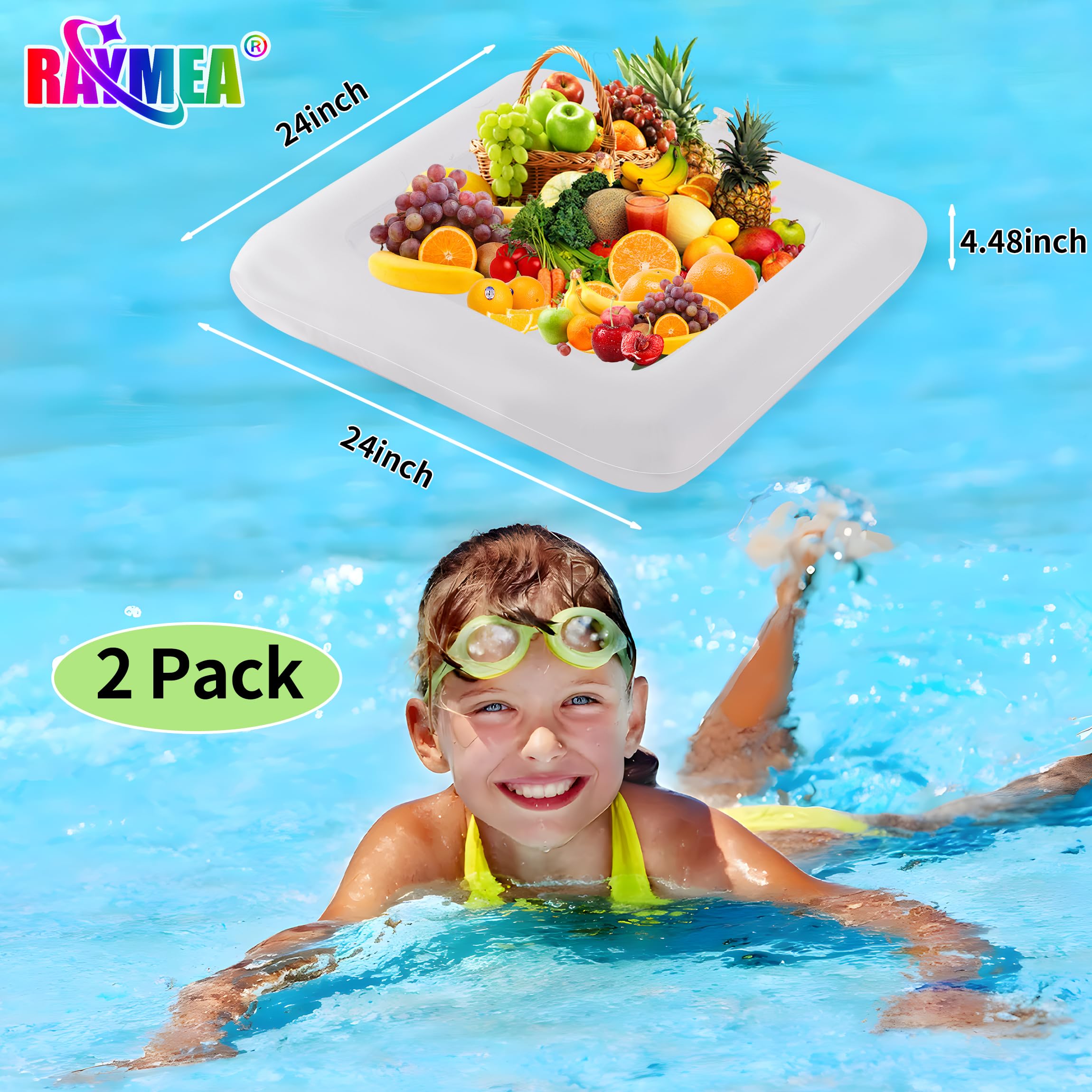 Raymea inflatable ice serving bar with repair patches included