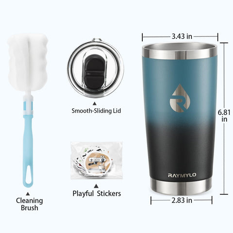 Raymylo 18/8 stainless steel construction, BPA-free for pure flavor.