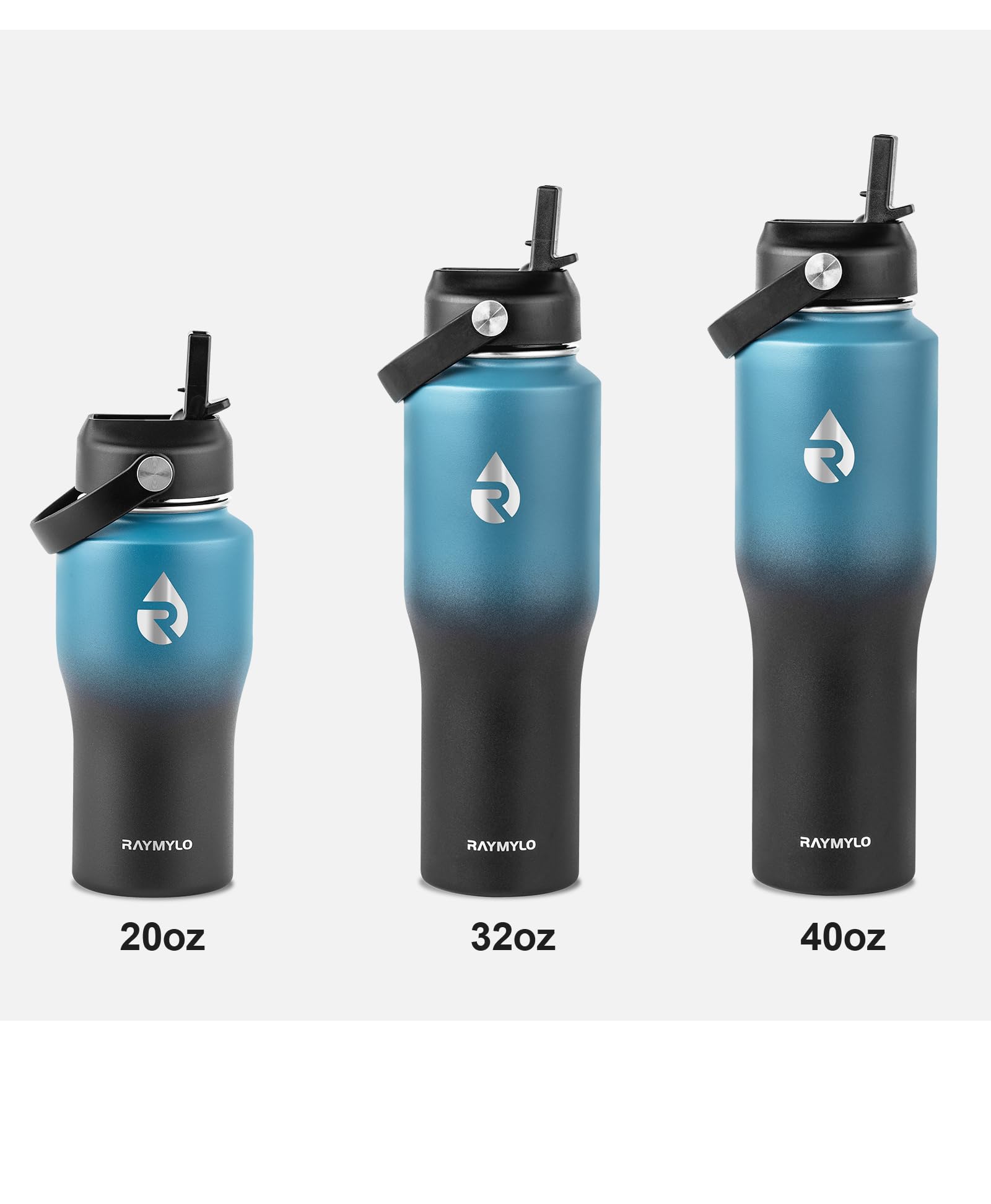 Raymylo bottle includes straw brush and accessories for maintenance.