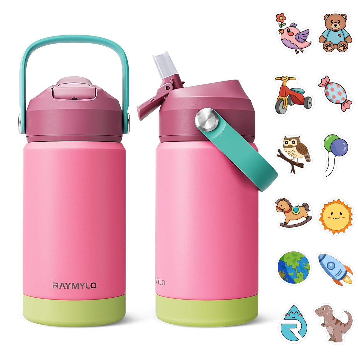 RAYMYLO toddler bottle insulated ice cold keeps drinks cold for hours for school