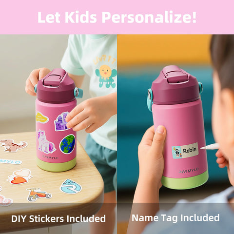 RAYMYLO detachable silicone base protects toddler bottle from drops
