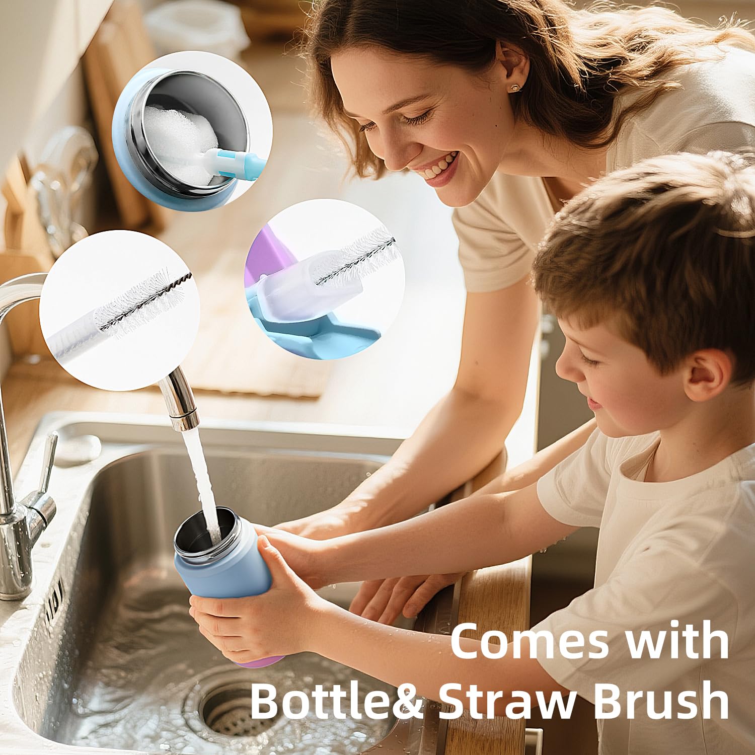 Raymylo 180 rotating strap makes carrying the bottle comfortable.