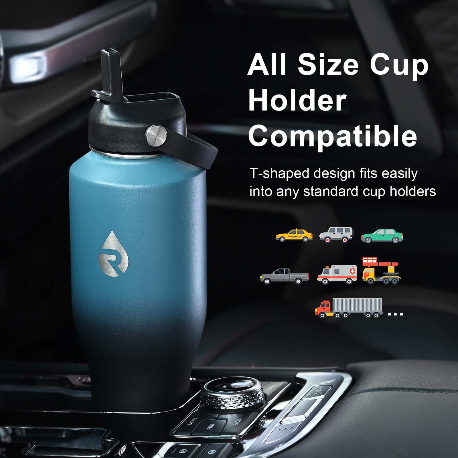 Raymylo triple-wall vacuum insulation keeps beverages cold for hours.