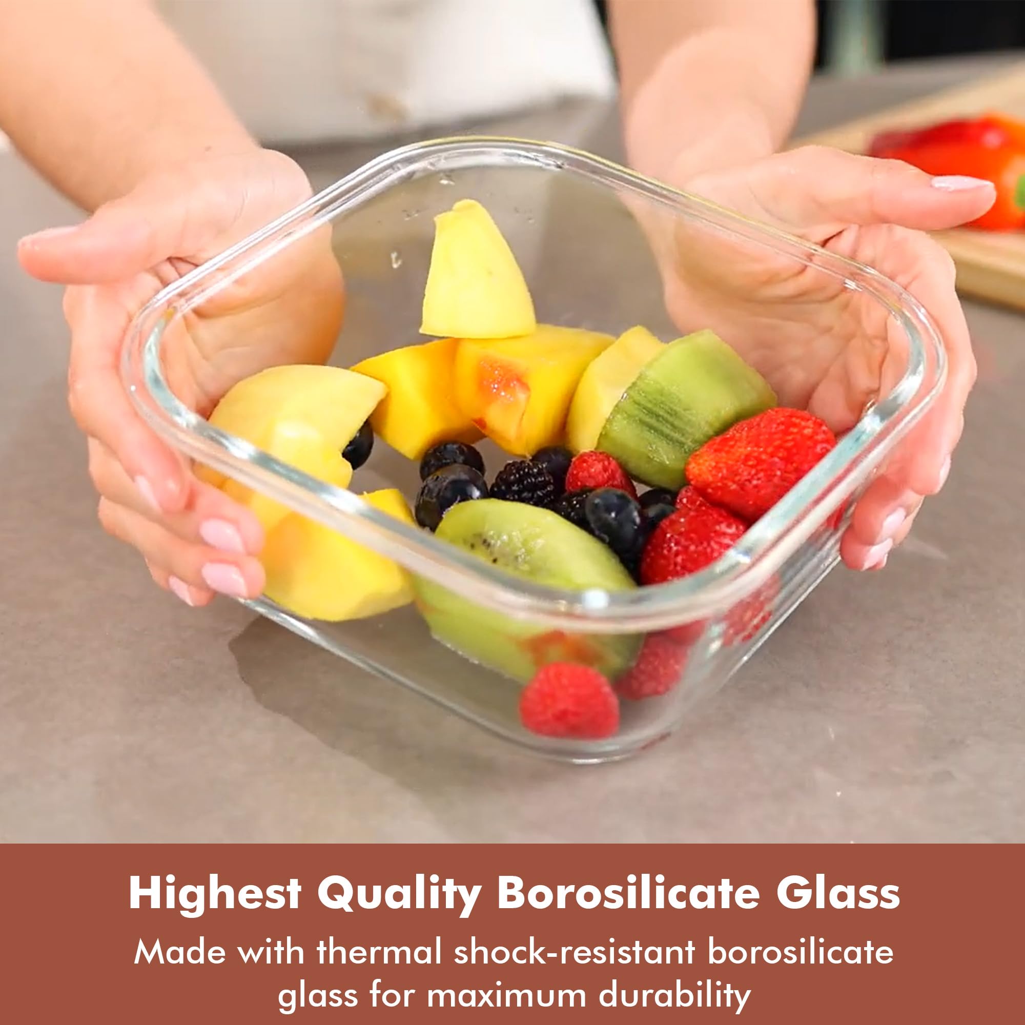 Razab airtight and leakproof design keeps leftovers fresh