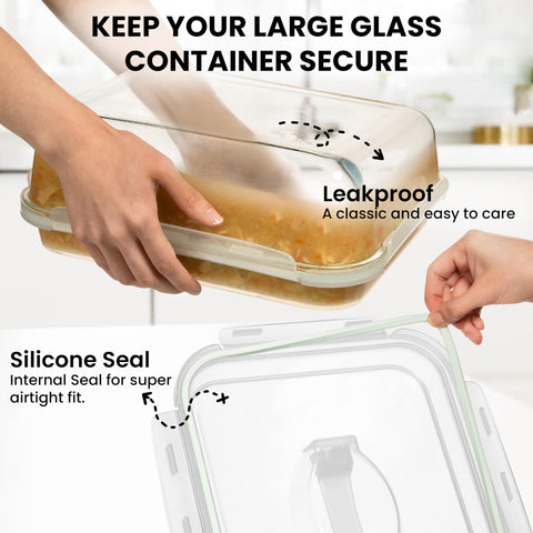 Razab container transitions from fridge to table for quick reheating.