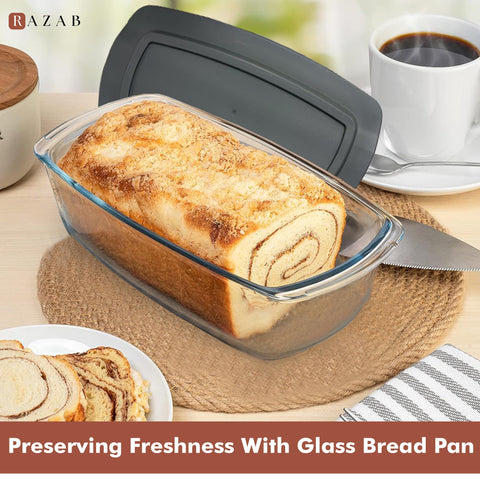 Razab ice cream log mold formed in glass loaf pan