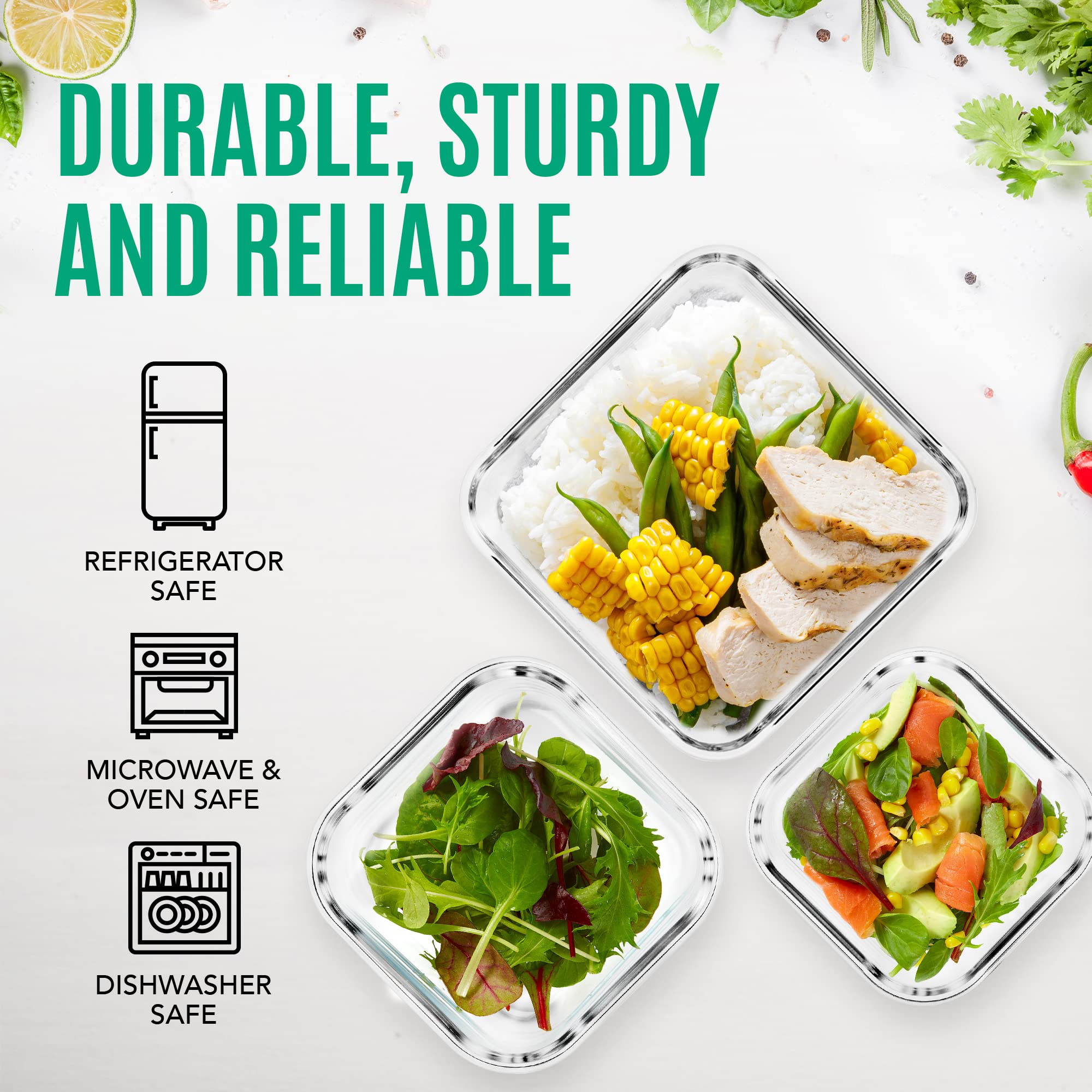 Razab leak proof containers for soups and sauces on the go