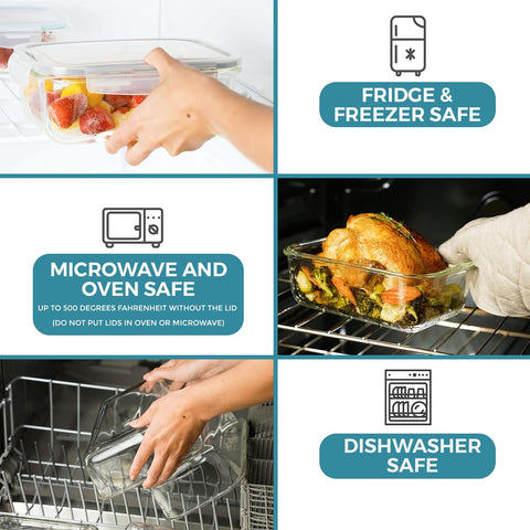 Razab microwave-safe containers ready for quick reheats.