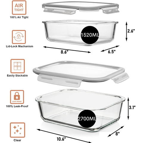 Razab silicone BPA-free lids seal to keep contents fresh