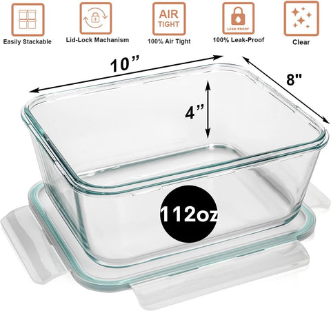 Razab square glass design minimizes wasted space in the fridge and freezer.