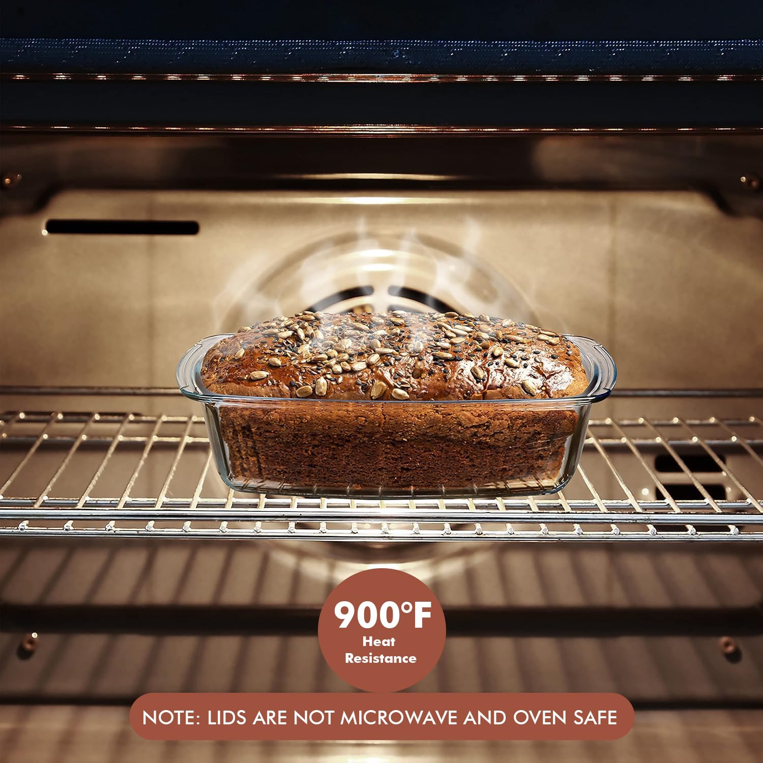 Razab transparent glass helps monitor browning during baking