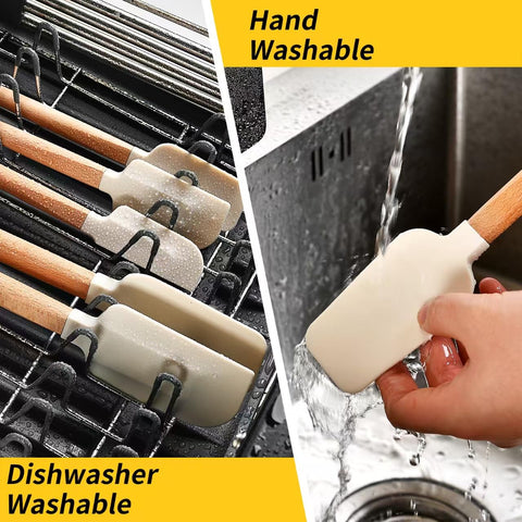 Rctiotuw spatula set with varied sizes for versatile kitchen tasks
