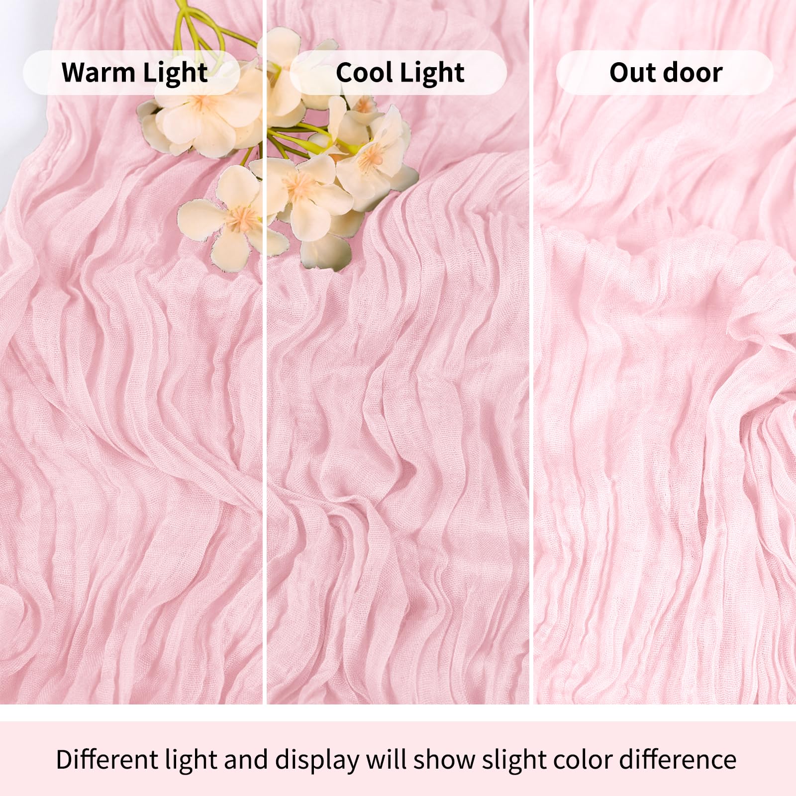RealBox care-friendly gauze runners, easy to clean and maintain