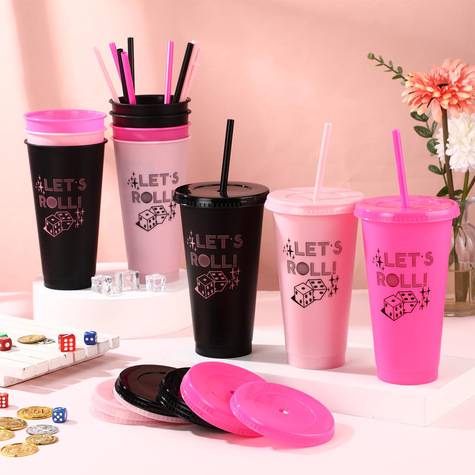 Reallnaive 24oz tumbler with lid for versatile drink options