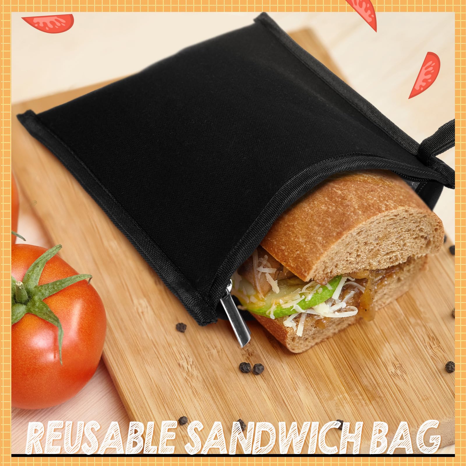 Reallnaive bags stacked, compact storage for multiple snacks and on‑the‑go meals.