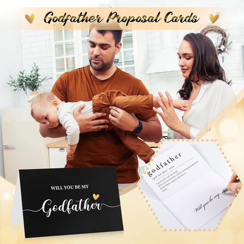 Reallnaive godfather keychain as a thoughtful keepsake that travels with him.