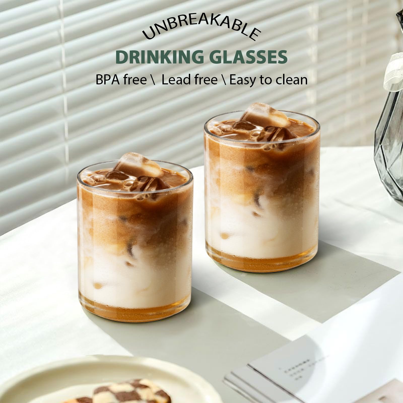 Realway clear plastic cocktail cups 6-pack with crystal-like clarity and no breakage risk.