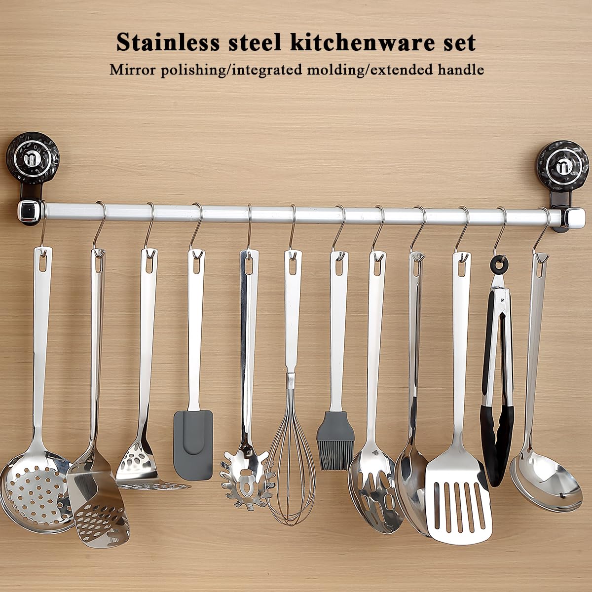 ReaNea solid spatula image for pan scraping and mixing