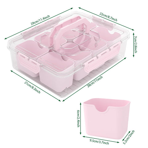 REBECAT charcuterie organizer with eight compartments for candy nuts and fruits