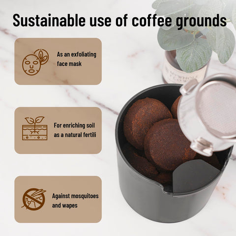 RECAPS Coffee Knock Box is dishwasher-safe for easy cleanup.