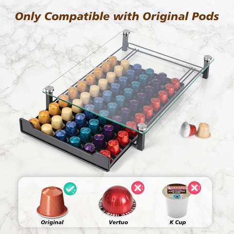 RECAPS drawer with anti-slip rail for smooth pull and push