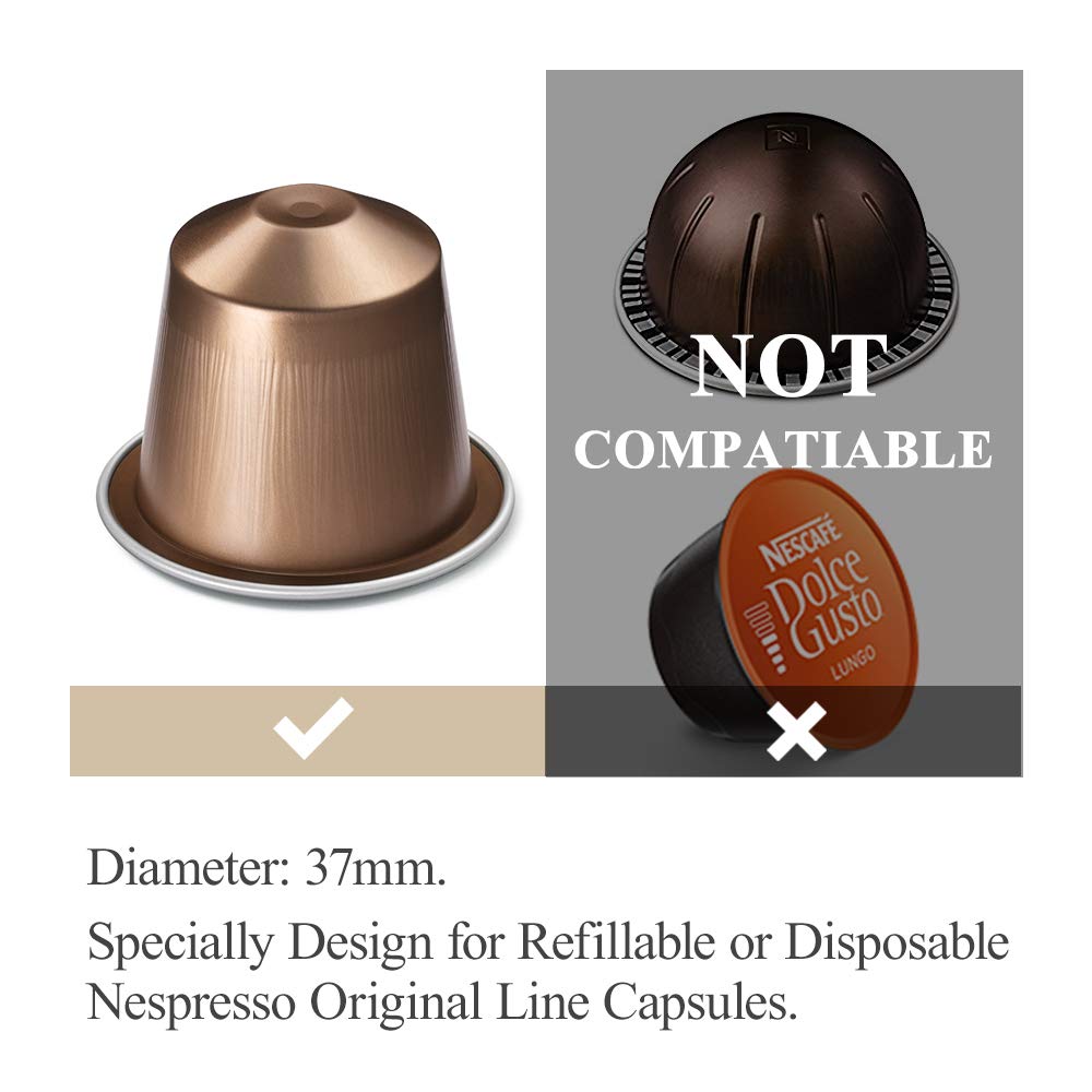 RECAPS OriginalLine small pods compatibility illustration for easy DIY refills