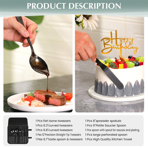 Recsrdce plating spatula tool for clean, controlled plating actions