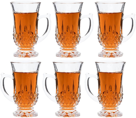 Red Co. versatile glass cups suitable for tea or espresso shots