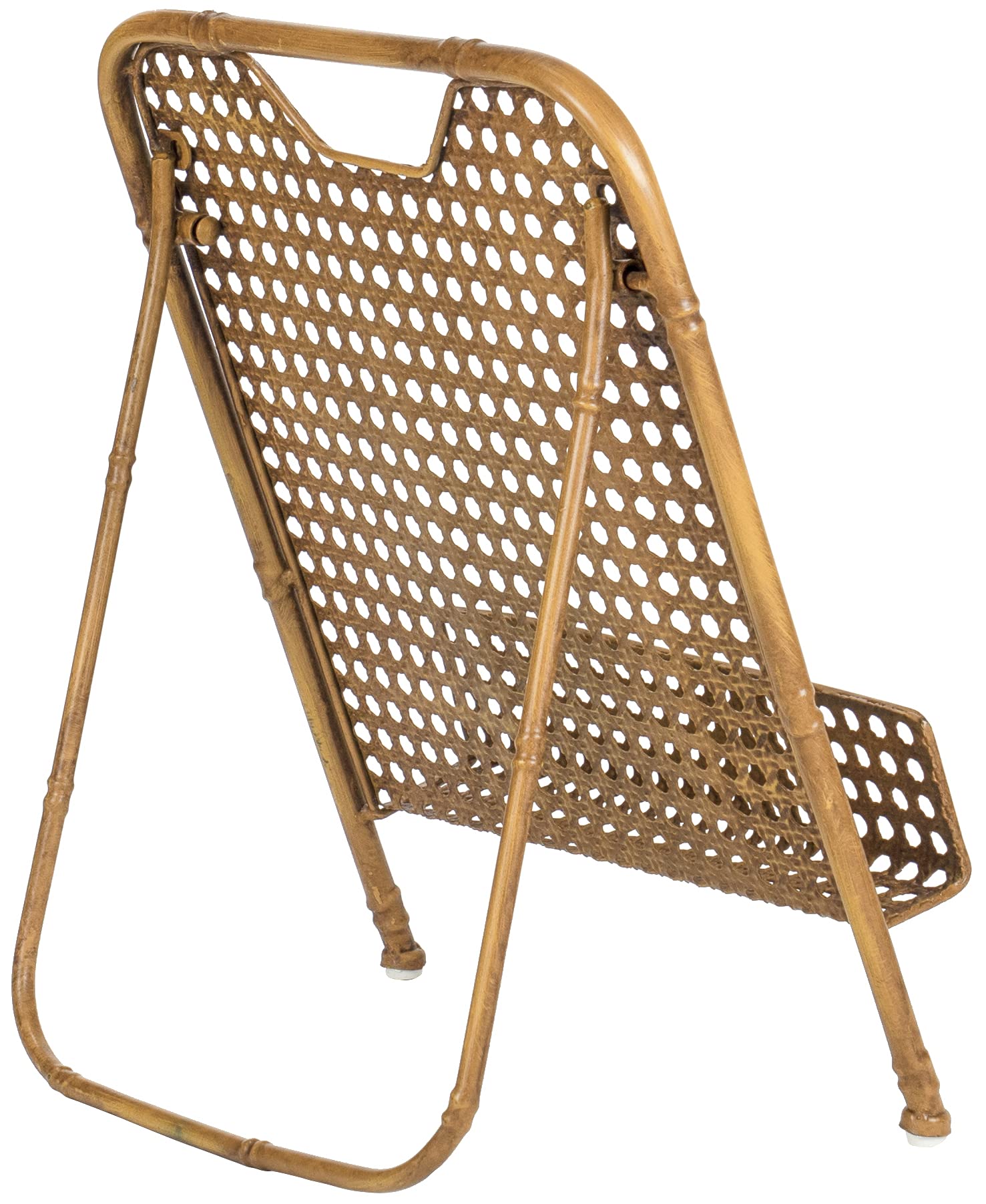 Red Co. woven wire mesh design close-up showing sturdy support and refined style.