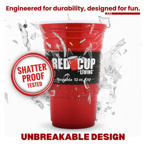 Red Cup Living dishwasher-safe design endures up to 1000 wash cycles.