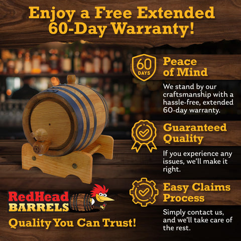 Red Head Barrels 12-page booklet with cocktail ideas for inspiration