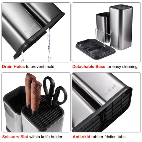 RedCall detachable base allows easy cleaning and maintenance